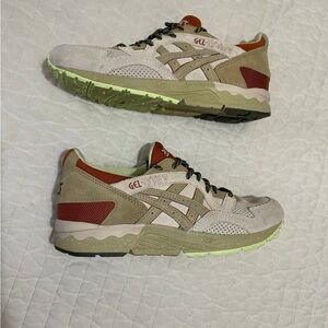 ASICS Gel-Lyte V Beige and Burnt Orange Sneakers